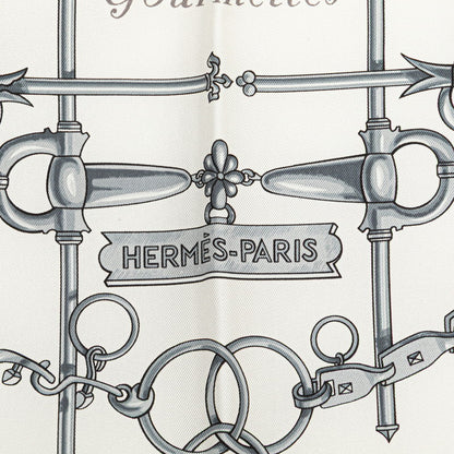 エルメス MORS ET GOURMETTES シルクスカーフ