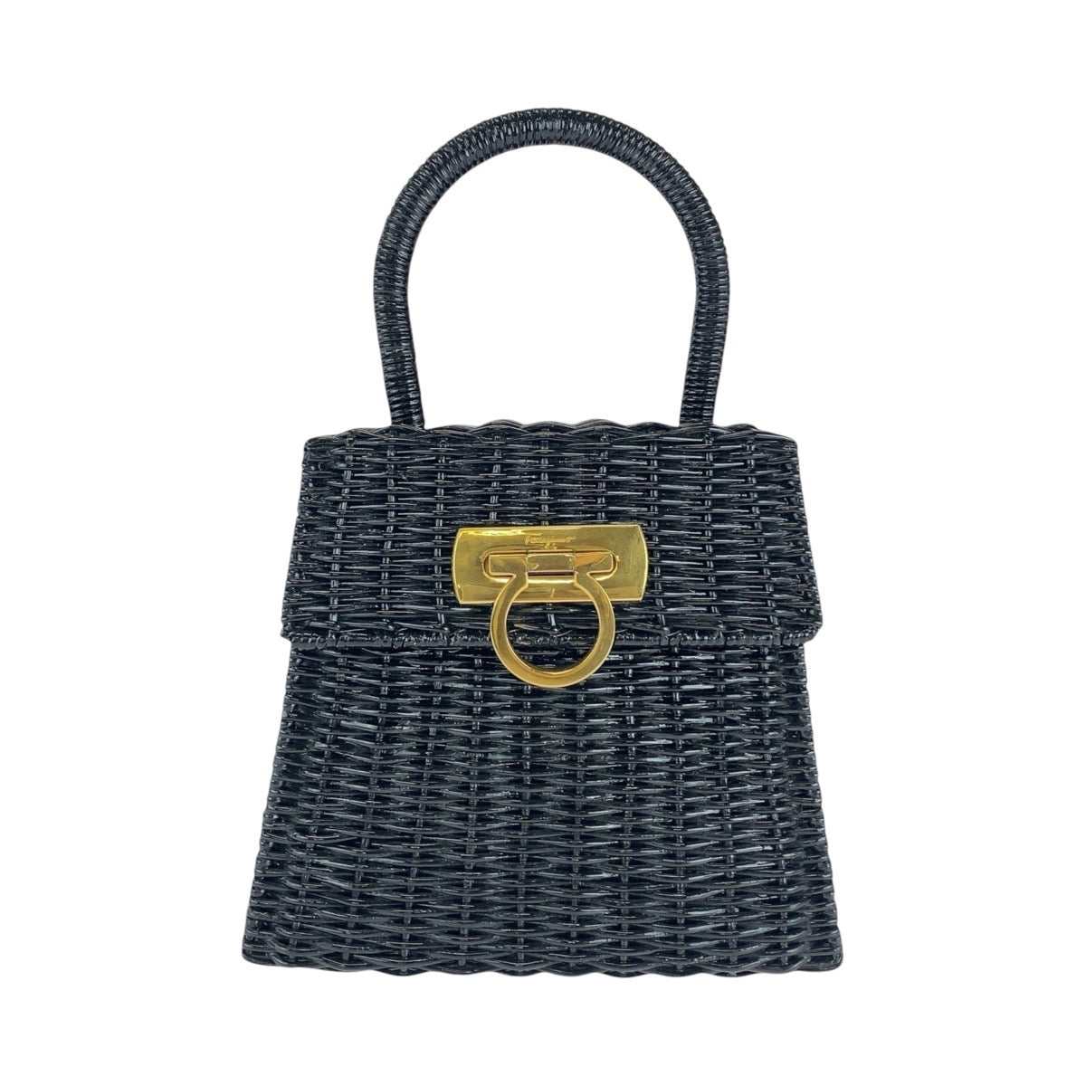 サルヴァトーレ フェラガモ ラタンハンドバッグ