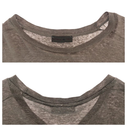 エトロ リネンポリウレタン半袖Tシャツ