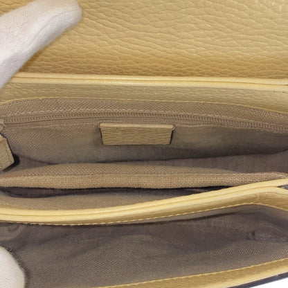 グッチ インターロッキング レザーショルダーバッグ
