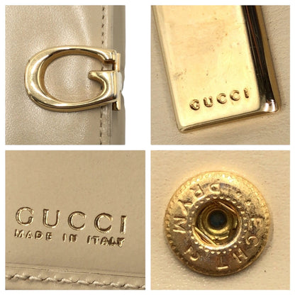 グッチ Gクリップ レザー折財布