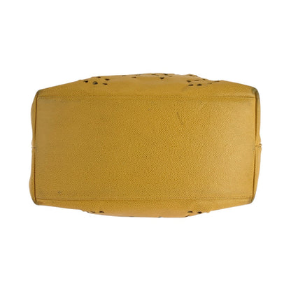 シャネル キャビアスキン 巾着ショルダーバッグ