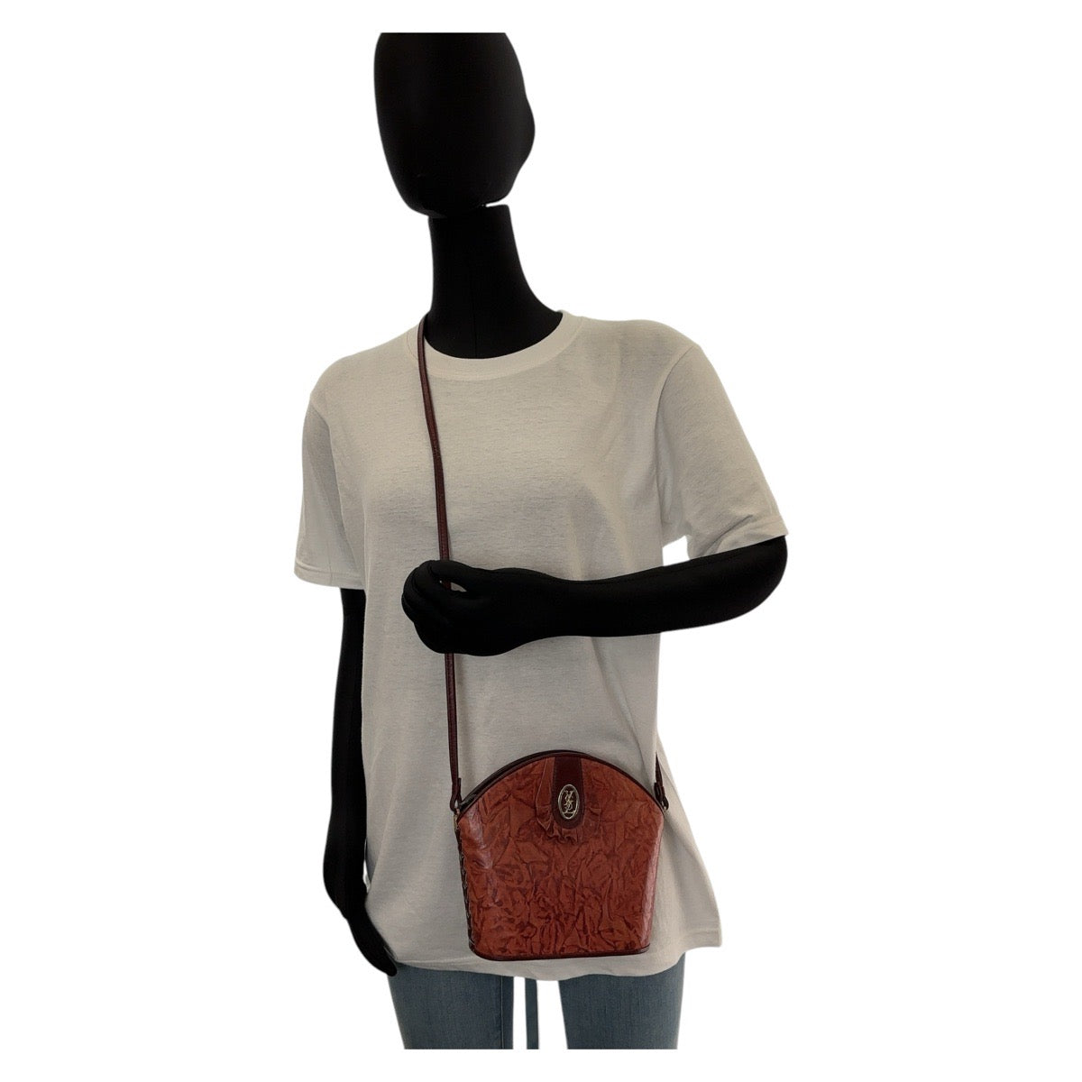 イヴサンローラン レザーショルダーバッグ