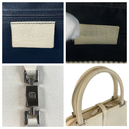グッチ ジャッキー レザー ハンドバッグ