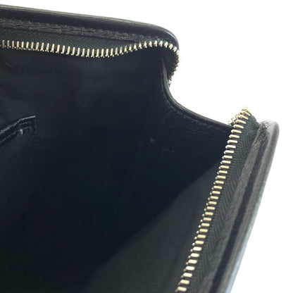 バレンシアガ グラフィティプリント レザークラッチバッグ