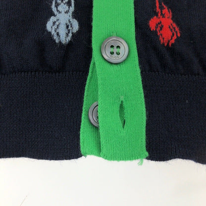 グッチ ビーエンブロイダリー コットンカーディガン