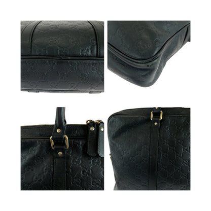 グッチ グッチシマ レザー2wayビジネスバッグ