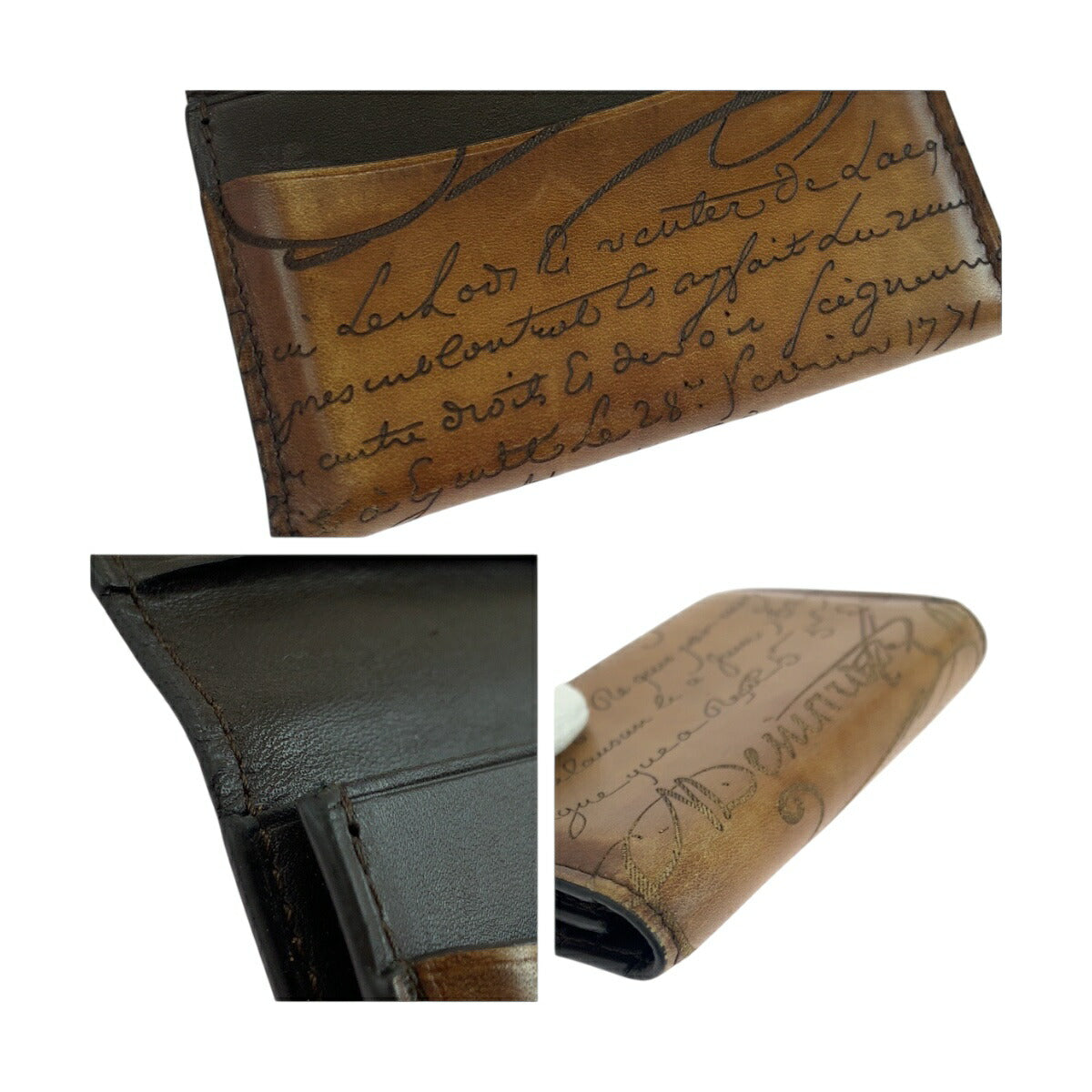 ベルルッティ カリグラフィー レザー カードケース