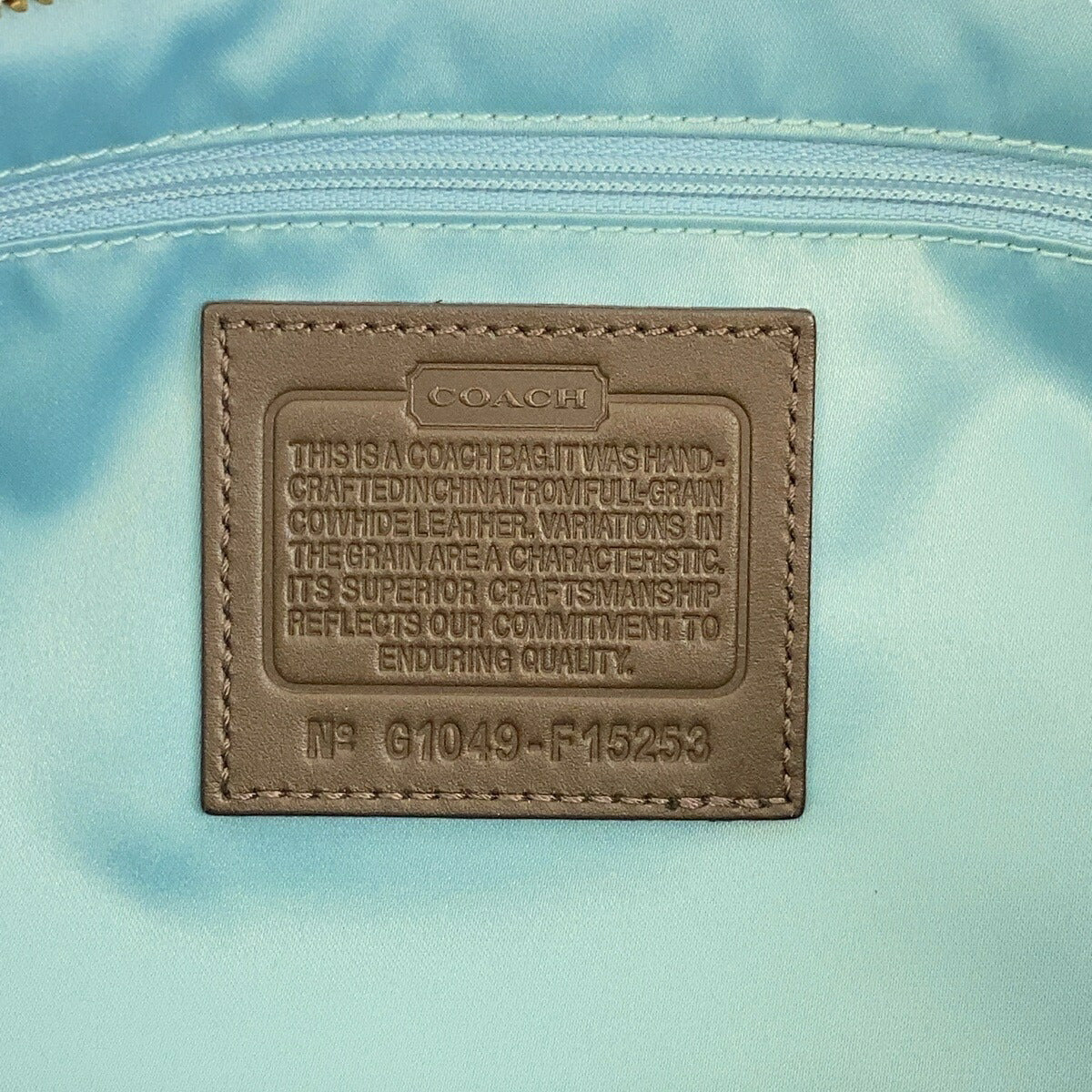 コーチ パテント レザー 2WAY バッグ