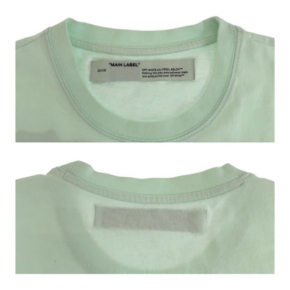 オフホワイト コットン 半袖Tシャツ