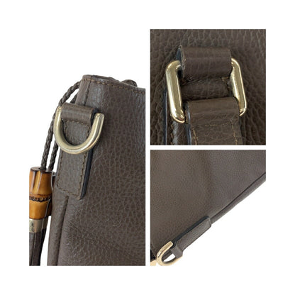 グッチ バンブー レザー2wayバッグ