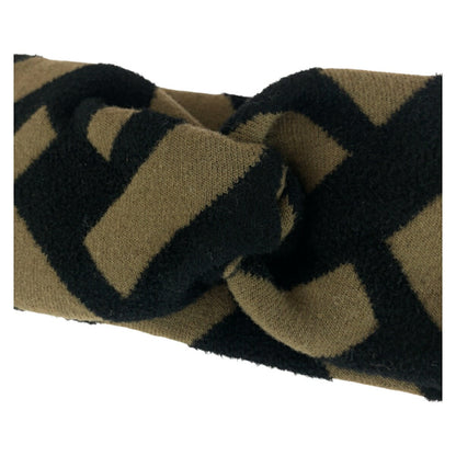 フェンディ ズッカ ウール ヘアバンド