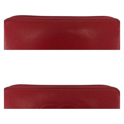 シャネル レザー長財布