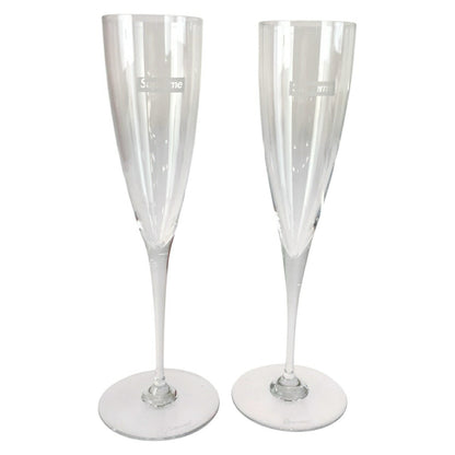シュプリーム バカラ Dom Perignon Flute Set ガラスシャンパングラスセット