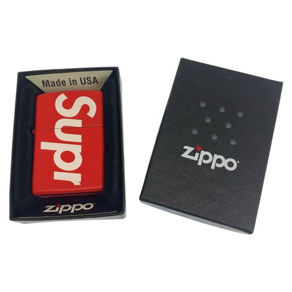 シュプリーム ロゴ ジッポー ブラス ライター