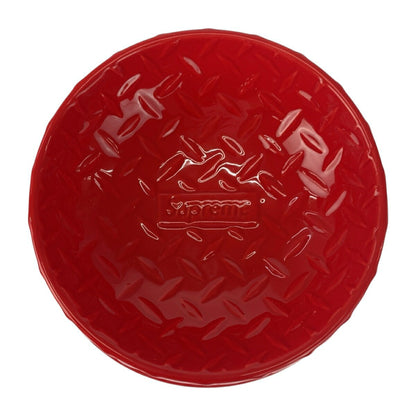 シュプリーム DIAMOND PLATE DOG BOWL セラミックドッグボウル
