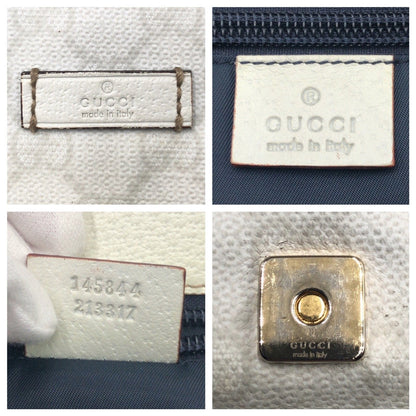 グッチ シェリーライン レザー ショルダーバッグ