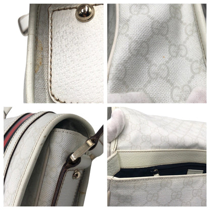 グッチ シェリーライン レザー ショルダーバッグ