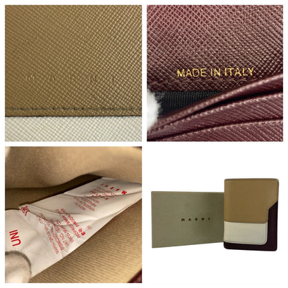 マルニ レザー折財布