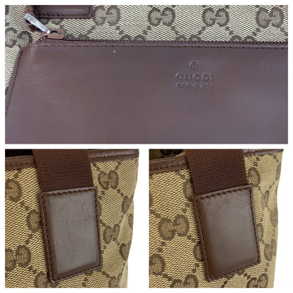 グッチ GGキャンバス レザー 2wayショルダーバッグ