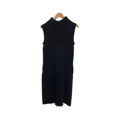 シャネル グリポアボタン ウール ノースリーブニットワンピース