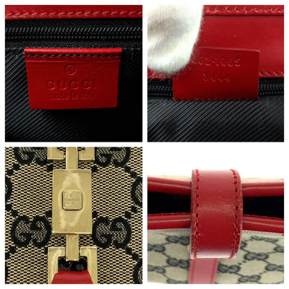 グッチ ジャッキー GGキャンバス ハンドバッグ