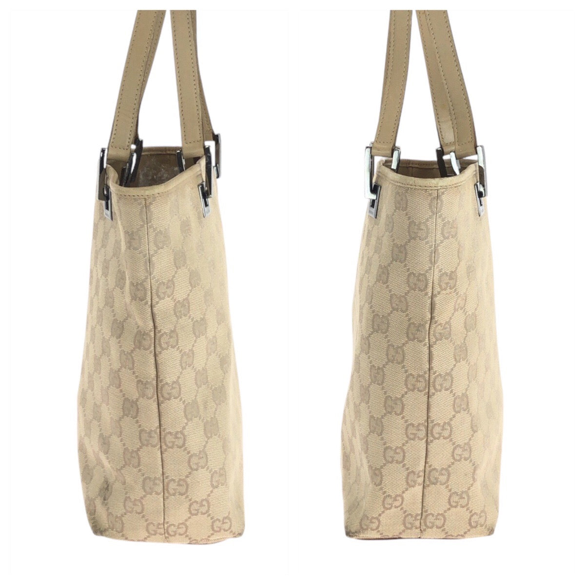 グッチ GGキャンバス レザー2wayバッグ