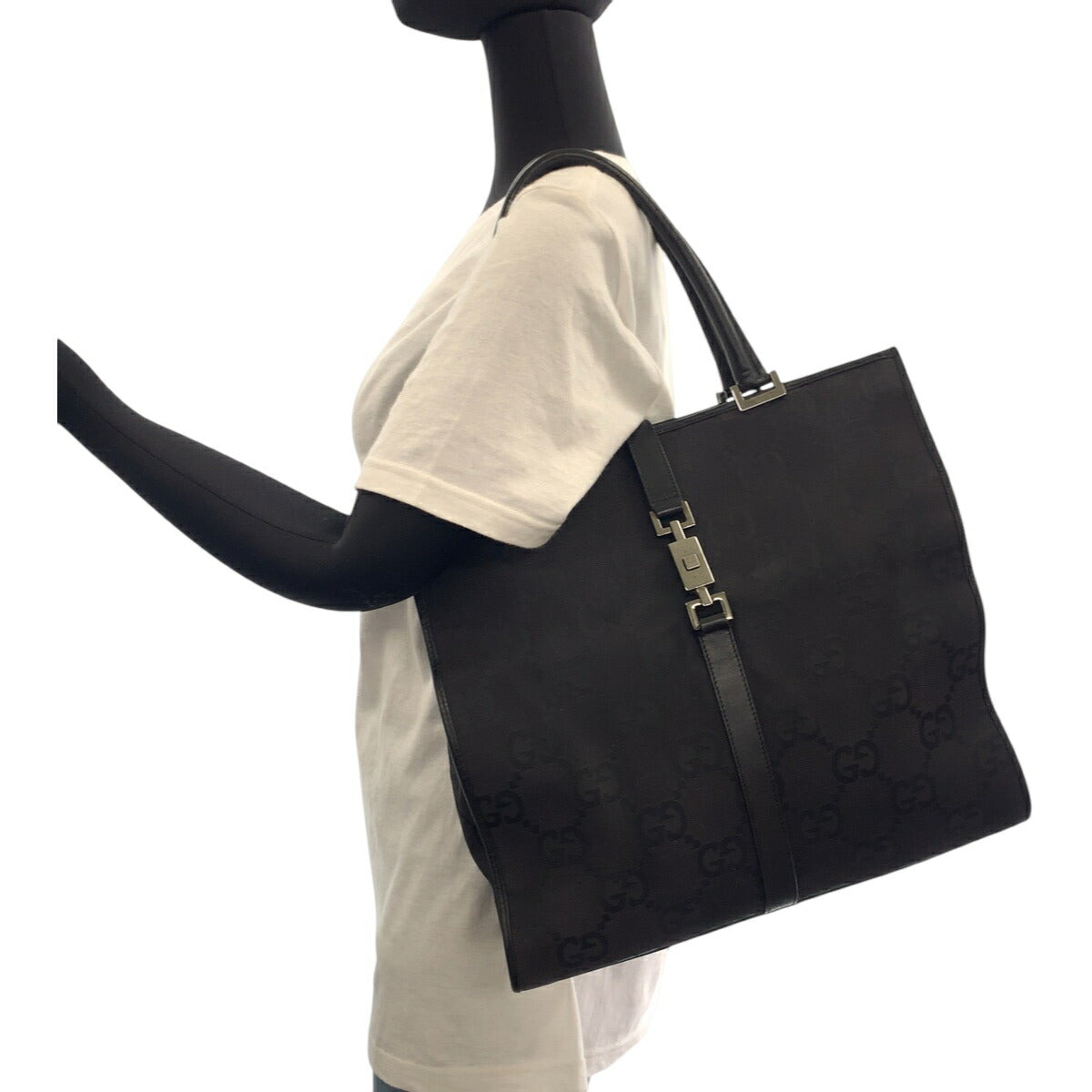 グッチ ジャッキー GGキャンバス トートバッグ