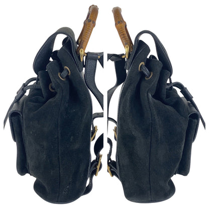 グッチ バンブー スエード リュックサック