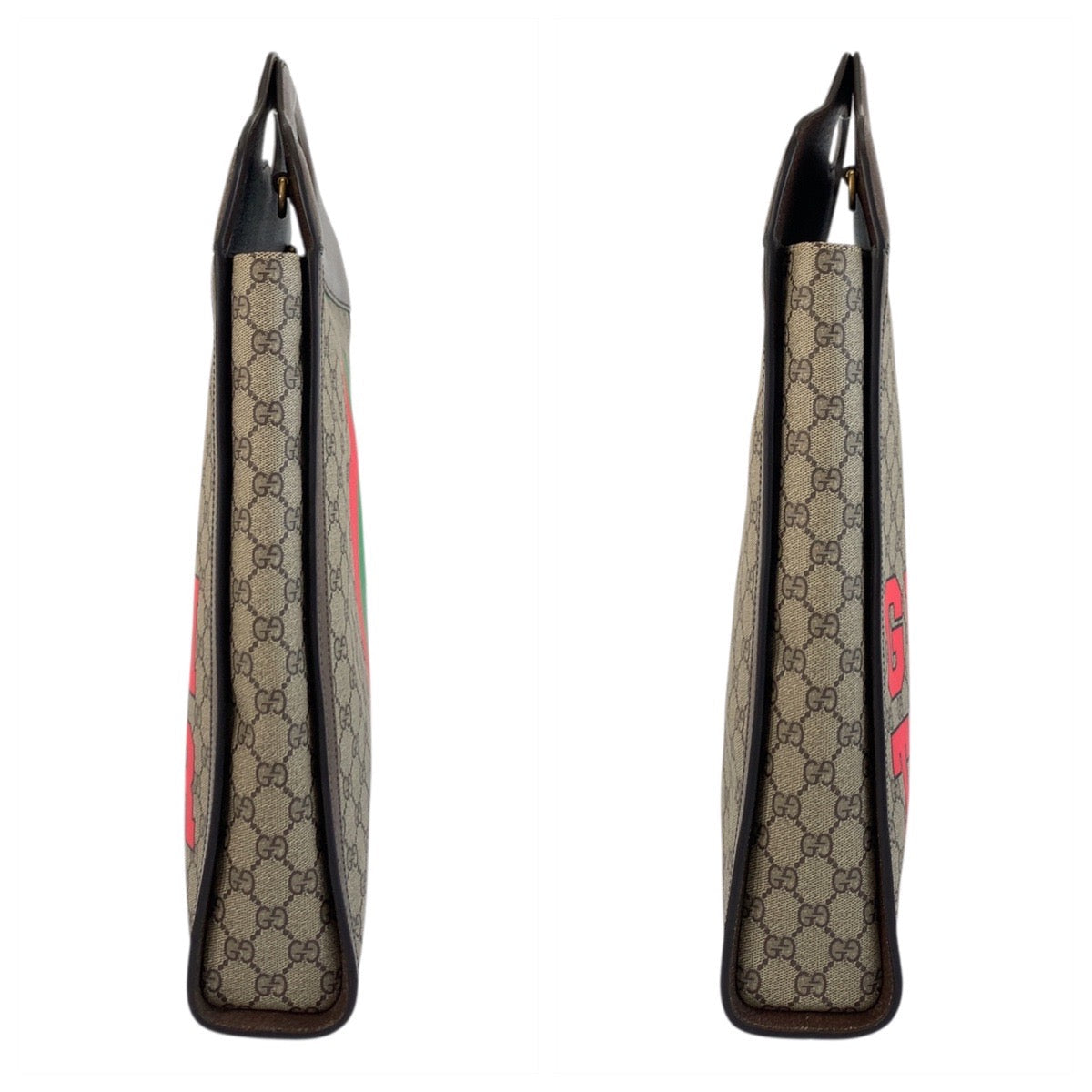 グッチ GUCCI TIGER GGスプリームキャンバス／レザー2wayバッグ