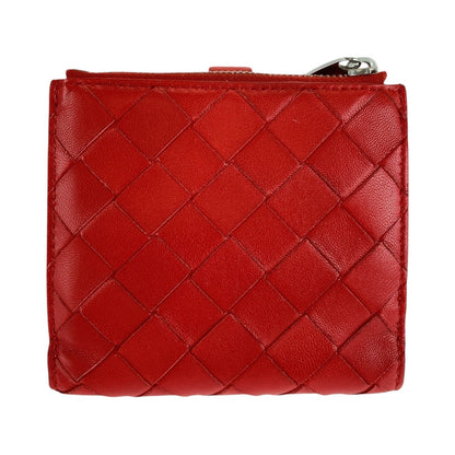 ボッテガヴェネタ マキシイントレチャート レザー折財布