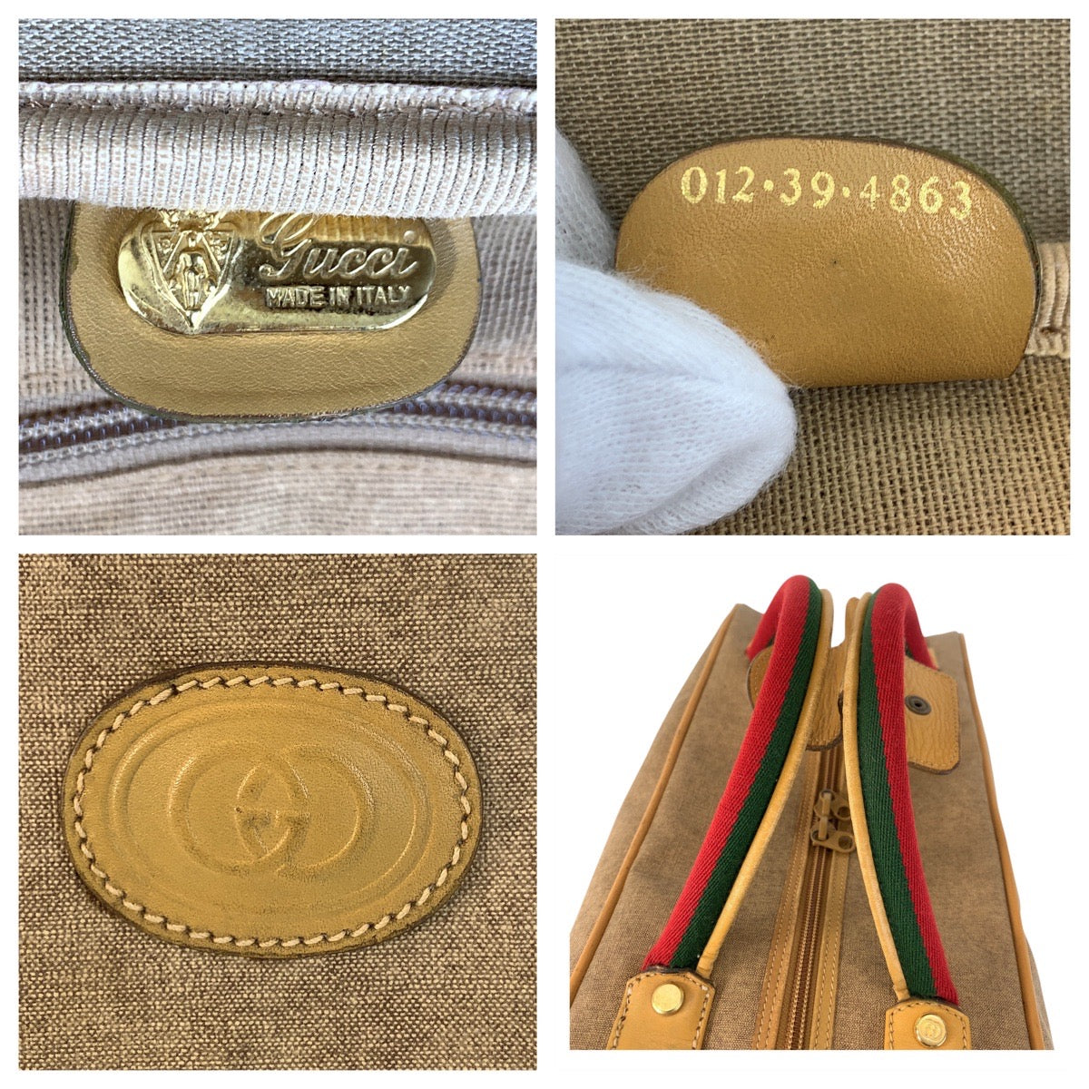 グッチ PVCボストンバッグ