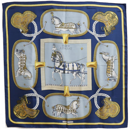 エルメス カレ90 GRAND APPARAT シルク スカーフ