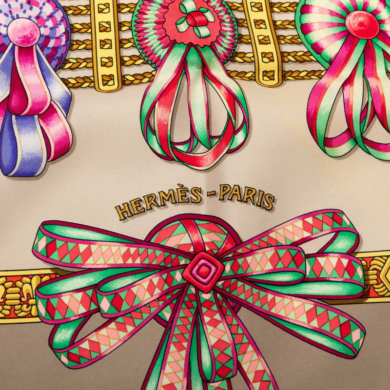 エルメス LES RUBANS DU CHEVAL シルクスカーフ