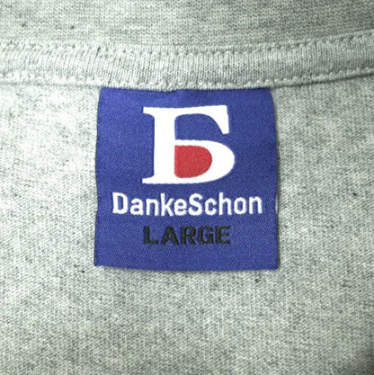 Danke Schon プリント コットン Tシャツ