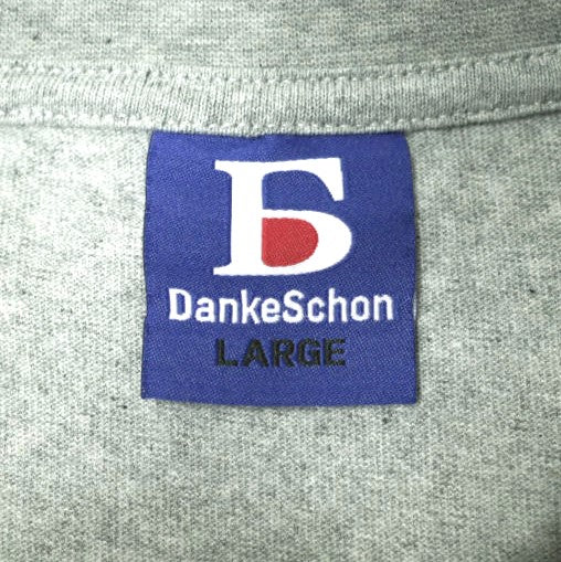Danke Schon プリント コットン Tシャツ