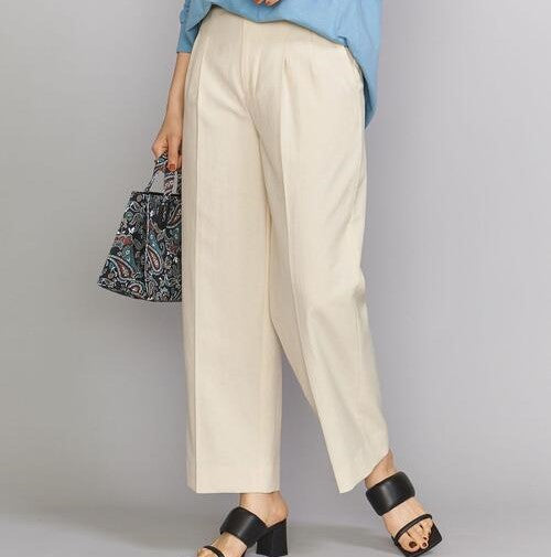 BEAUTY & YOUTH UNITED ARROWS ツイル ワイド パンツ