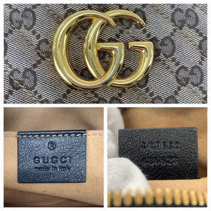 グッチ GGマーモント GGキャンバス ショルダーバッグ