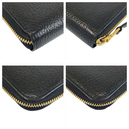 ミュウミュウ レザー長財布