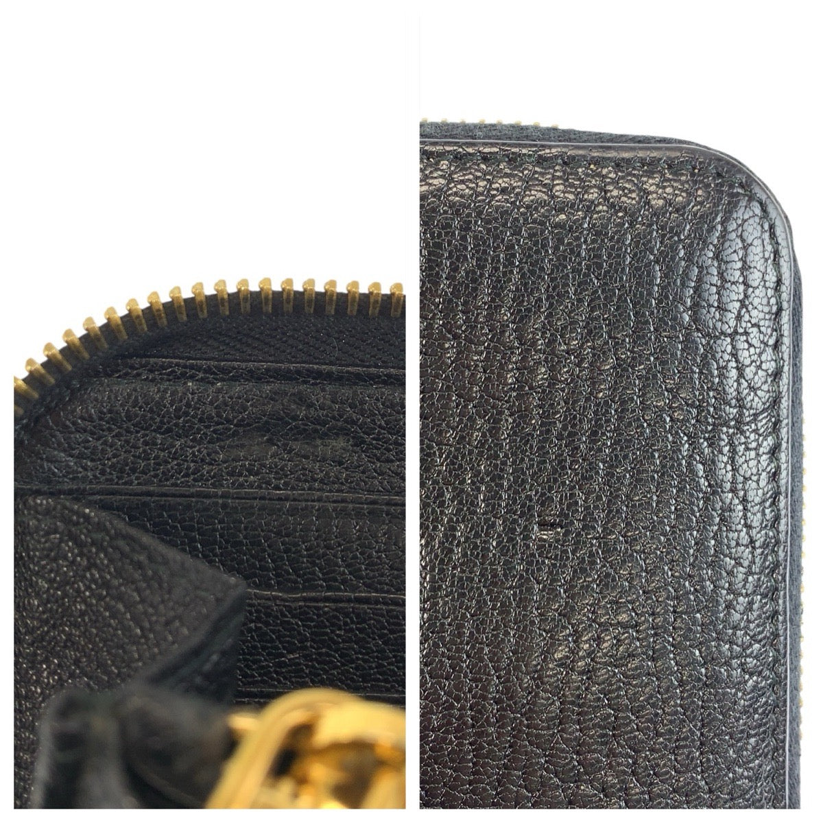 ミュウミュウ レザー長財布