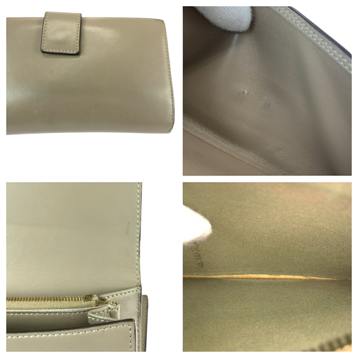 フェンディ ピーカブー レザー長財布