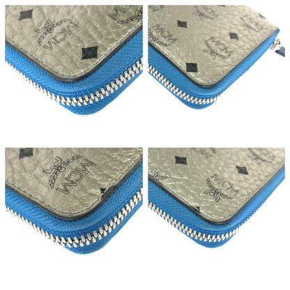 エムシーエム MYL6AVC80SV001 レザーラウンドファスナー長財布