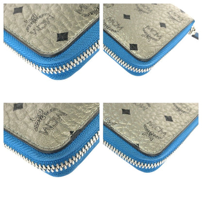 エムシーエム MYL6AVC80SV001 レザーラウンドファスナー長財布