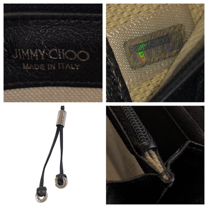 ジミーチュウ スタースタッズ レザー長財布