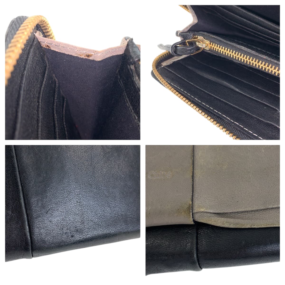 クロエ ジューン レザー長財布