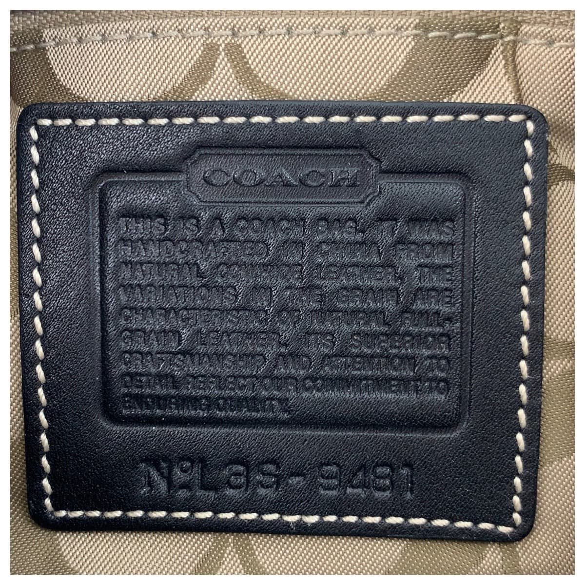 コーチ ソーホー スモールダッフル レザー ショルダーバッグ