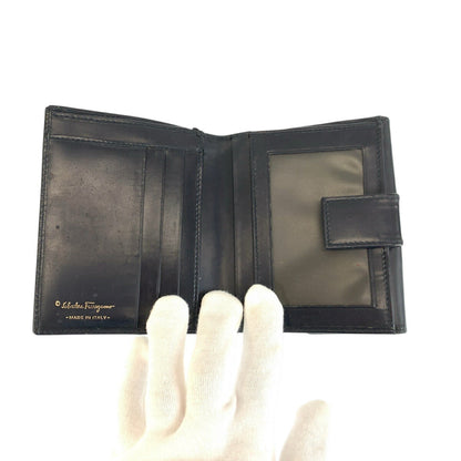サルヴァトーレ フェラガモ ヴァラ レザー折り財布
