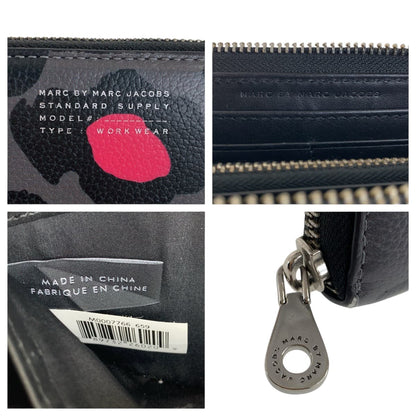 マークバイマークジェイコブス レオパード レザー 長財布