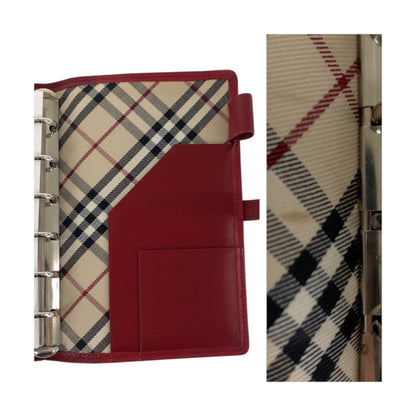 バーバリー レザー手帳カバー