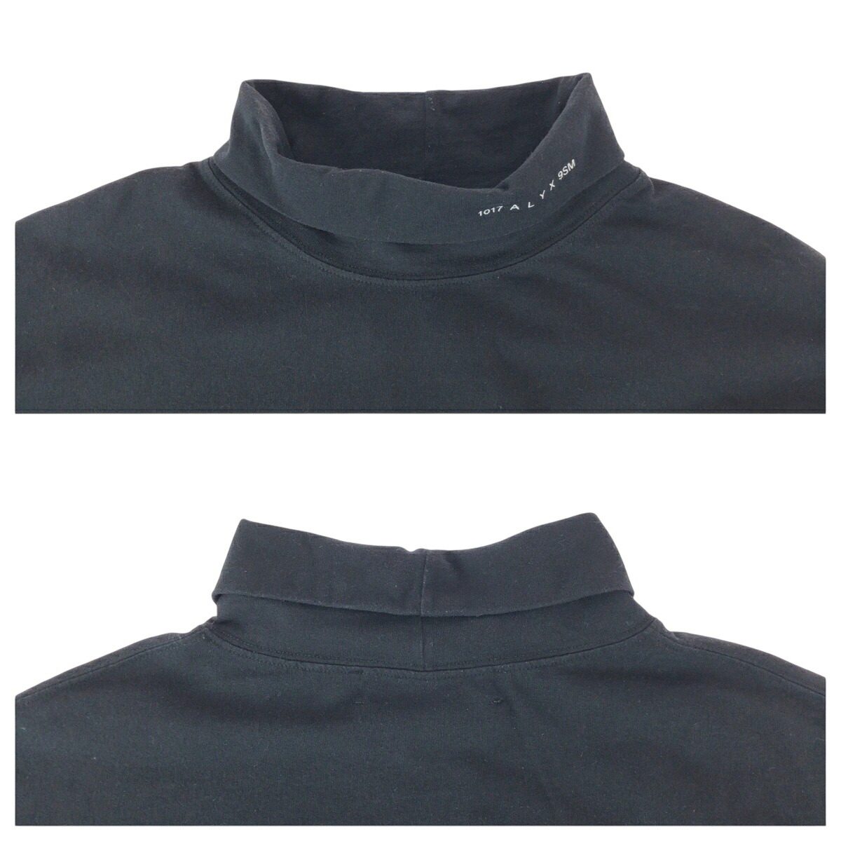 1017 ALYX 9SM コットンポリエステル長袖タートルネックTシャツ